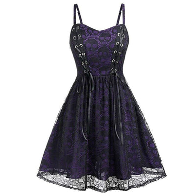 Rochie Mov Gotică De Epocă
