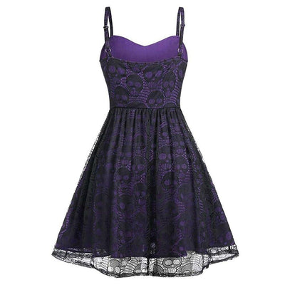 Rochie Mov Gotică De Epocă