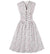 Rochie Vintage Marime Mari Ani 50 Flori Albe