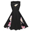 Rochie Cu Flori De Epocă Marime Mare Anii 50