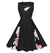Rochie Cu Flori De Epocă Marime Mare Anii 50