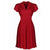 Rochie Roșie Vintage Plus Mărimea Anilor 50