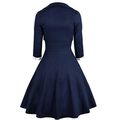 Rochie Vintage Plus Size Toamna