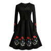 Rochie Neagra Vintage Plus Size