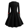Rochie Neagra Vintage Plus Size