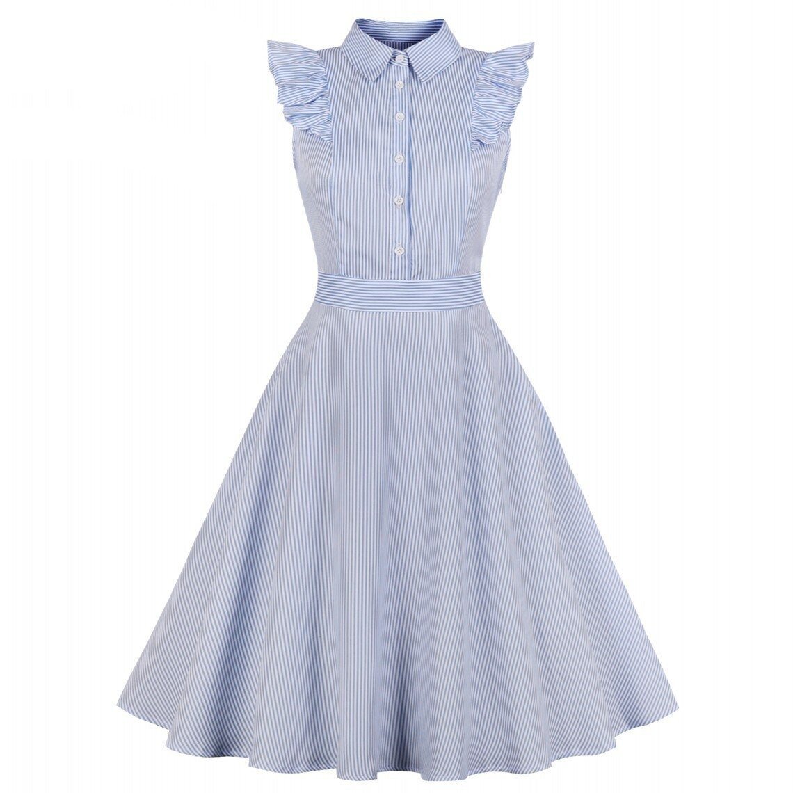 Rochie Cămașă Vintage Plus Size