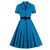 Rochie Vintage Marime Plus Guler Crestat