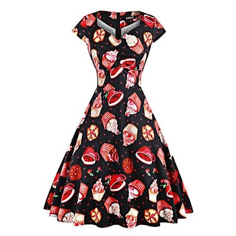 Rochie Cupcake Vintage Plus Size