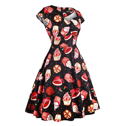 Rochie Cupcake Vintage Plus Size
