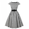 Rochie Cu Carouri Vichy Din Anii 60