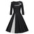 Rochie Neagră De Iarnă Vintage Plus Size