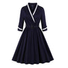 Rochie Albastra Ani 50 Plus Marime