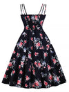 Rochie Vintage Plus Size Neagra Nature