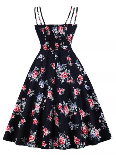 Rochie Vintage Plus Size Neagra Nature