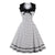 Rochie Retro Vintage Plus Size Albă