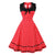 Rochie Vintage Plus Size Retro Rosie