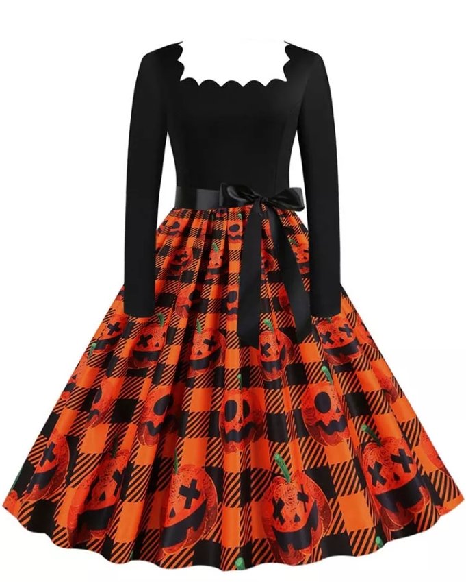 Rochie De Halloween Rockabilly Vintage Plus Size