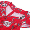 Rochie Vintage Plus Size Red Skull