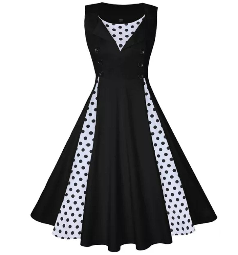 Rochie De Seara Vintage Plus Size Neagra