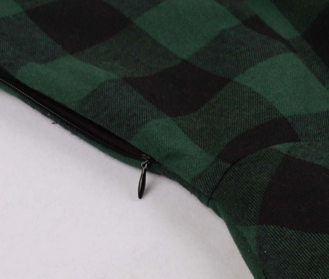 Rochie Vintage Cu Carouri Mari Marimi Verde