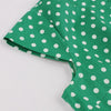 Rochie Vintage Cu Centura Verde De Marime Plus