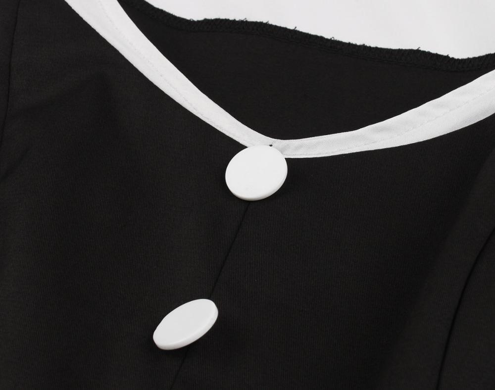 Rochie Vintage Hepburn Neagra