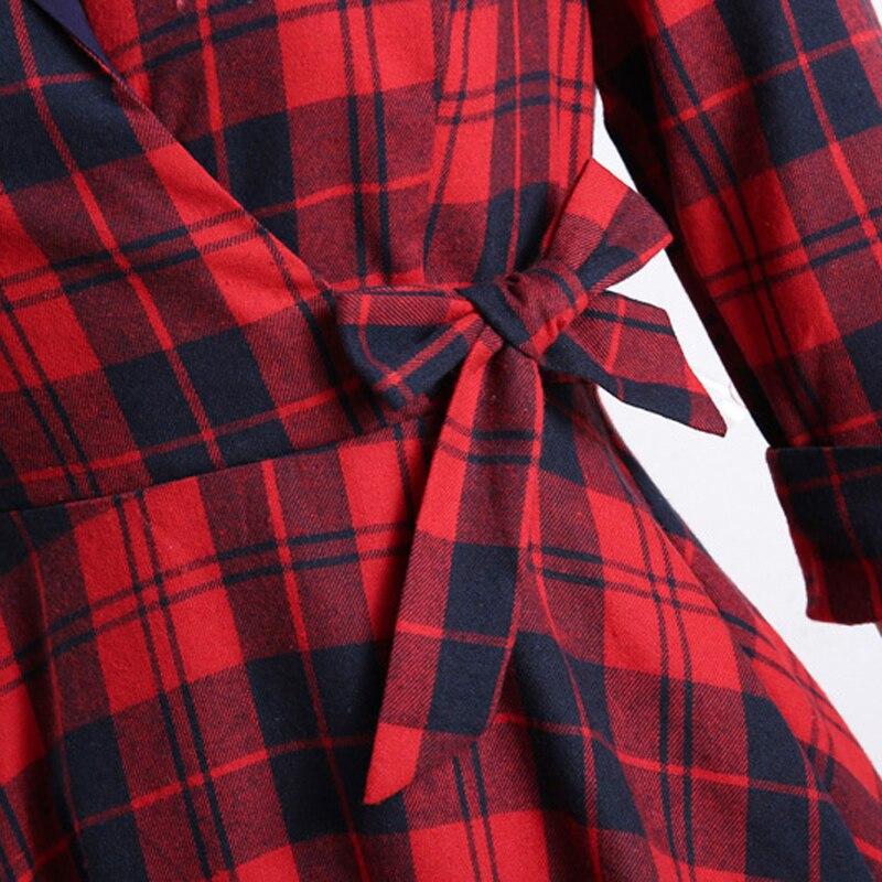 Rochie Vintage Din Bumbac De Iarnă