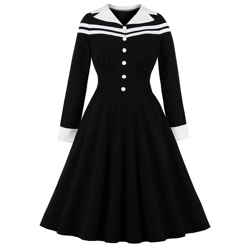 Rochie De Iarna Vintage Neagra