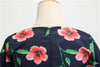 Rochie Vintage Black Winter Poppies