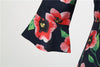 Rochie Vintage Black Winter Poppies