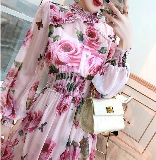 Rochie De Nunta De Culoare Roz Vintage