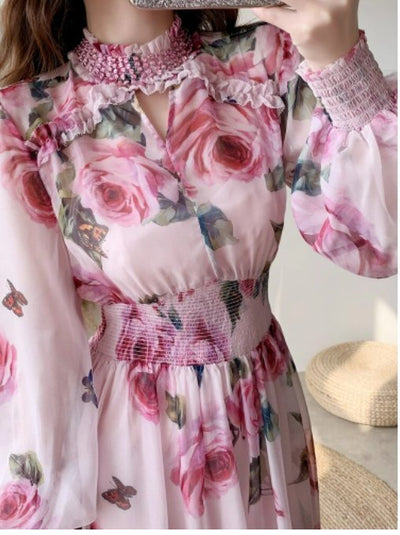 Rochie De Nunta De Culoare Roz Vintage