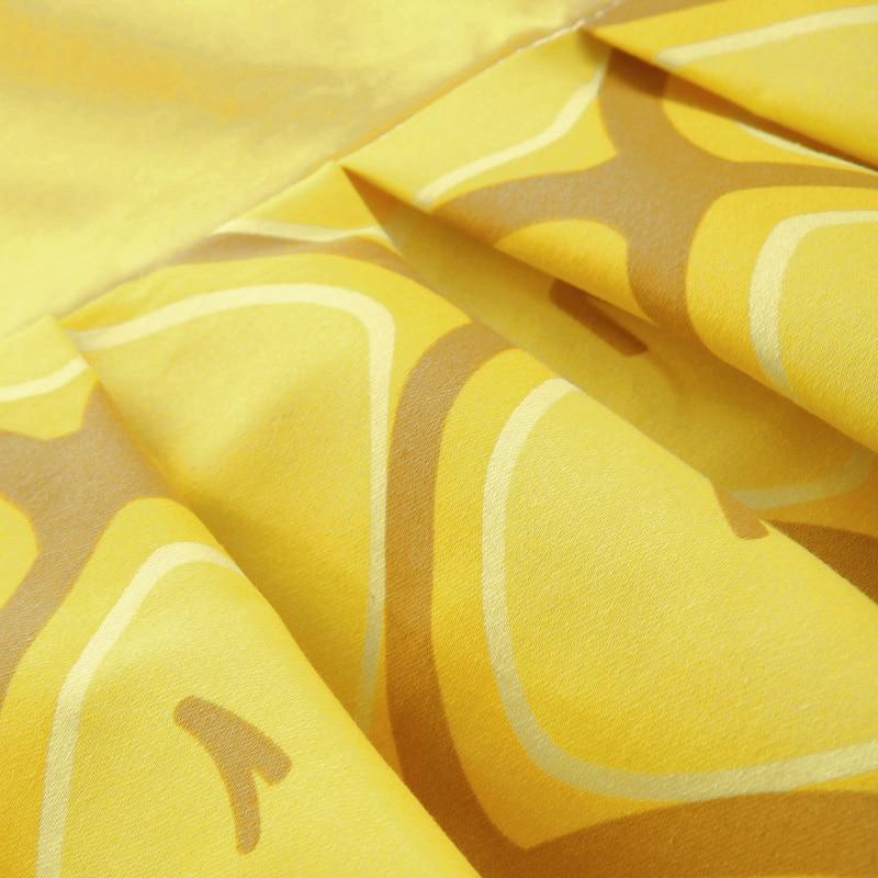 Rochie Plisată Vintage Galbenă