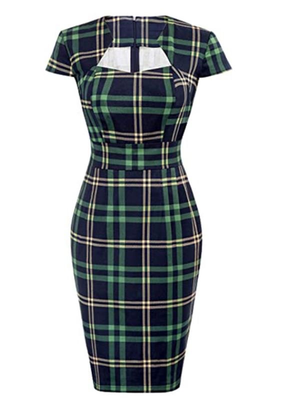 Rochie De Zi Verde Vintage