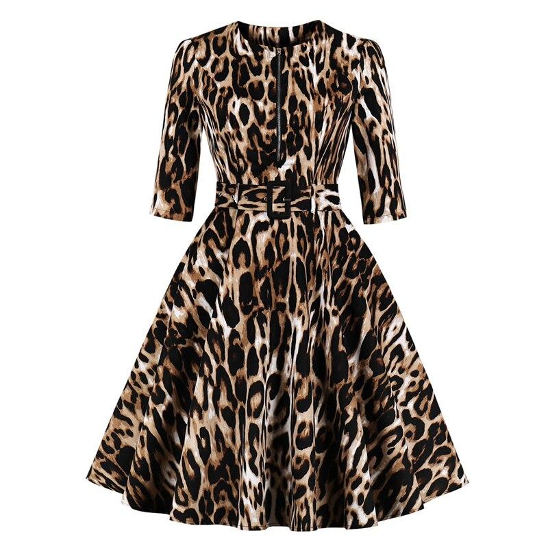 Rochie Leopard De Epocă
