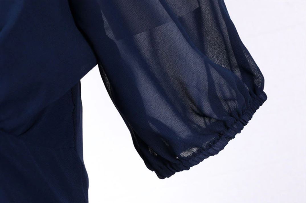 Rochie Albastră De Epocă Lungă Anii 50