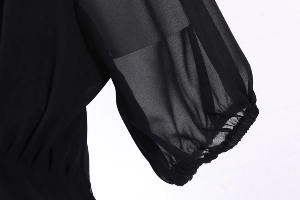 Rochie Neagră Lungă De Epocă Anii 50