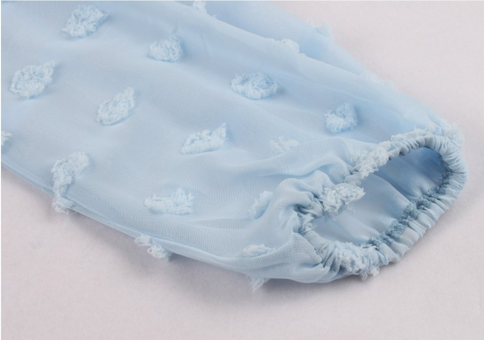 Rochie Boho Lungă Vintage Albastră