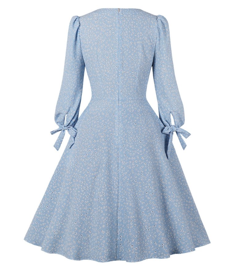 Rochie Boho Lungă Vintage Cu Flori