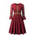 Rochie Roșie Boho Lungă De Epocă