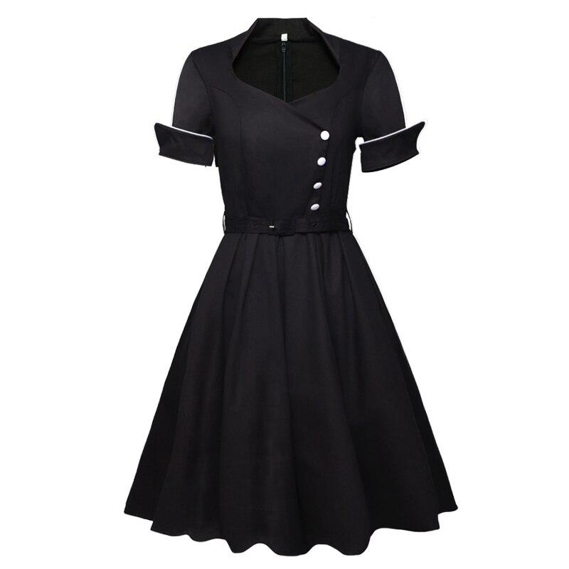 Rochie Vintage Cu Maneca Inalta