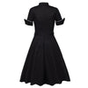 Rochie Vintage Cu Maneca Inalta