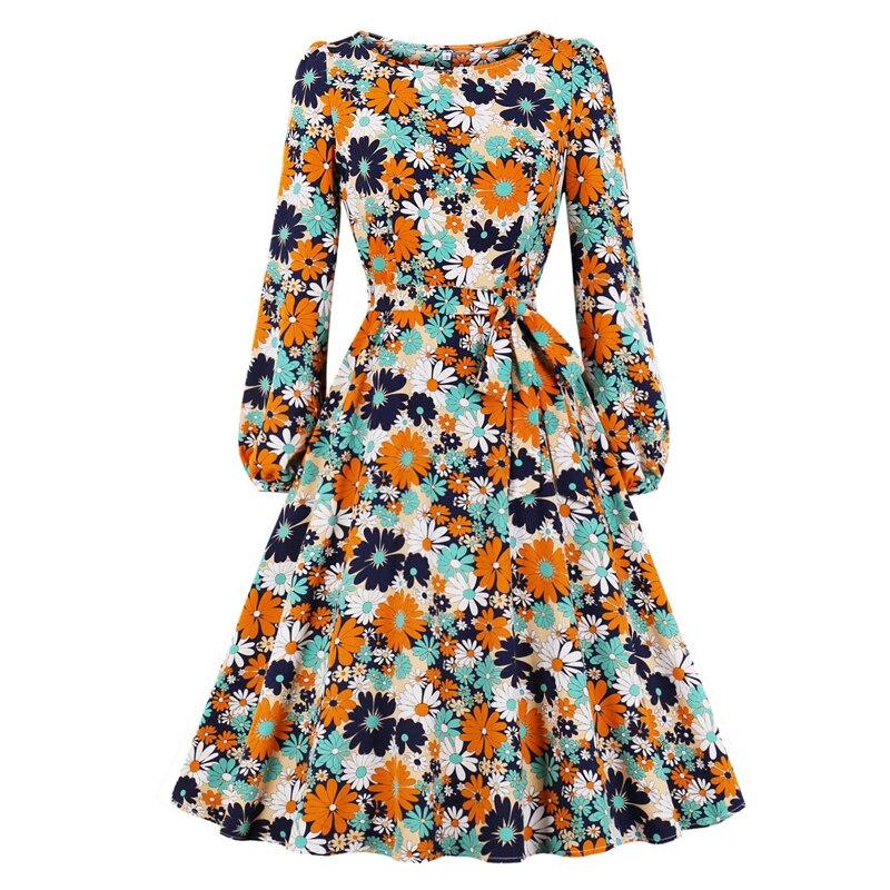 Rochie Vintage Cu Maneca Lunga Liberty Flower