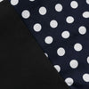 Rochie Fără Bretele Cu Buline Albastre Anii 50