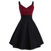 Rochie Midi Vintage Bordeaux