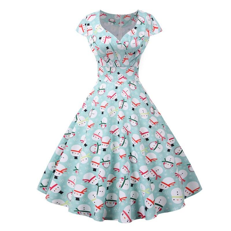 Rochie De Craciun Vintage Plus Size Sky