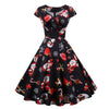 Rochie De Craciun Vintage Marime Plus Neagra