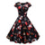 Rochie De Craciun Vintage Marime Plus Neagra