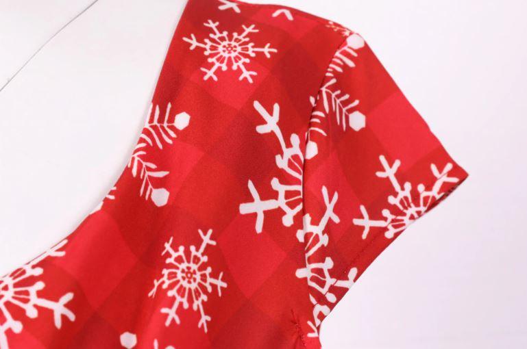 Rochie De Craciun Vintage Plus Marime Rosie