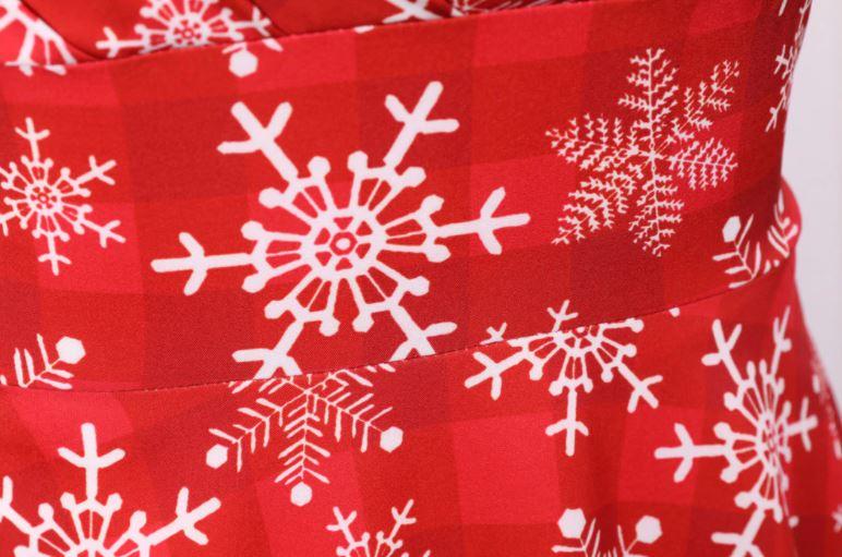 Rochie De Craciun Vintage Plus Marime Rosie